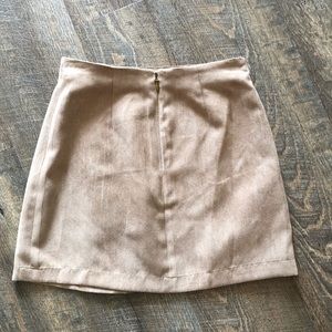 BCBGeneration Skirts - Faux Suede Mini Skirt BCBGeneration Skirts - Faux Suede Mini Skirt